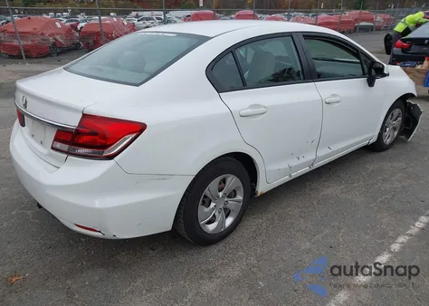 2013 Honda Civic Lx z USA, uszkodzony, nr VIN 2HGFB2F59DH594870